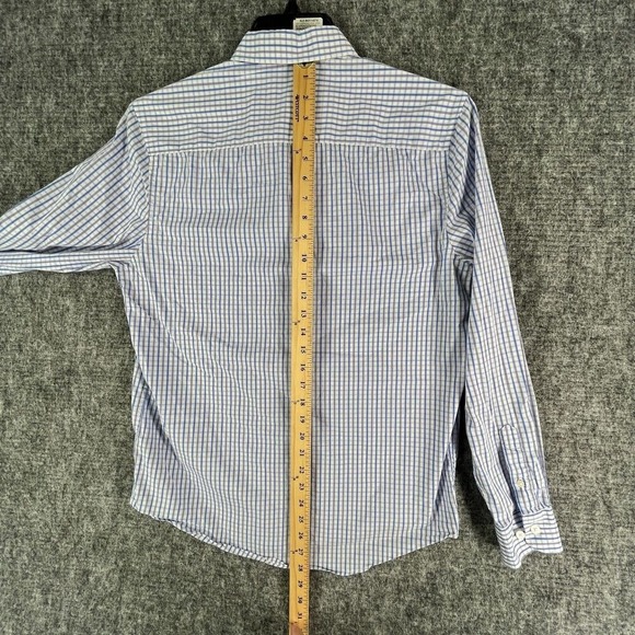 Simply Southern Shirt Mens M Plaid Office Casual Preppy Modern Minimal Coastal - Picture 11 of 12
